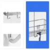 Bamodi 15" X 9" Shelf Hanging Stainless Steel Shower Caddy With Hooks - 2 Tier - Silver -Decor Haven Shop GUEST bf5158a7 3b2a 4a00 8ae0 b95fa7a64cad