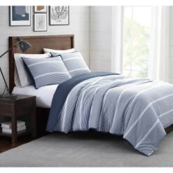 Niari Yarn Dye Stripe Comforter Set - Brooklyn Loom -Decor Haven Shop GUEST c1ebe822 0770 4a08 aaca a86763492183