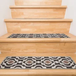 World Rug Gallery Trellis Non-Slip Stair Treads -Decor Haven Shop GUEST c3f88774 f3d1 4e5b bd7d 058d088b0f96