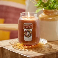 Autumn Wreath 22oz Original Large Jar - Yankee Candle -Decor Haven Shop GUEST c49618a4 2ef6 4dfb 8fad 16263d9d776c