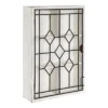 Megara Decorative Wooden Wall Hanging Curio Cabinet Whitewash Finish - Kate & Laurel All Things Decor -Decor Haven Shop GUEST c4e05029 d9f7 4423 9c15 ece04d2ca7e9