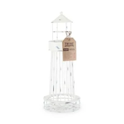 Twine 5599 Lighthouse Wine Cork Holder And Farmhouse Home Decor Kitchen Accessory, Set Of 1, White -Decor Haven Shop GUEST c59aec2c 9ce6 42d7 a506 a431a7b1efa0