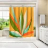 Americanflat 71" X 74" Shower Curtain, Minimalist Agave Textured3 By Modern Tropical -Decor Haven Shop GUEST c700ff4e 671a 401b a68d 8a6e9089b1ab