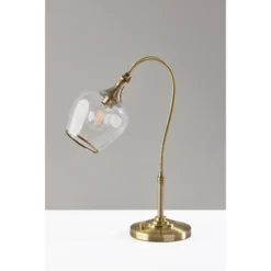 Bradford Desk Lamp (Includes Light Bulb) Antique Brass - Adesso -Decor Haven Shop GUEST c7c58b4f 7860 4c32 8c57 ab23d6e6873b