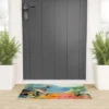 Lunetricotee Garden With Sea View And Olive Tree Looped Vinyl Welcome Mat - Society6 -Decor Haven Shop GUEST c8a03106 7d92 4a12 8f59 4de89e43c09e