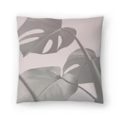 Monstera On Pink By Tanya Shumkina Throw Pillow - Americanflat -Decor Haven Shop GUEST cbc228dd dbc3 4867 b277 57074a78423b