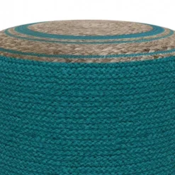 Winslet Round Braided Pouf - WyndenHall -Decor Haven Shop GUEST cdbd38a2 faed 4256 b74b b73d00c78999