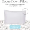 East Coast Bedding Down Pillow - White Goose Down & Feather (Standard) -Decor Haven Shop GUEST cf7df163 ada4 4579 8672 2b54a418b5d6