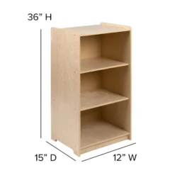 Emma And Oliver Wooden 3 Section School Classroom Storage Cabinet For Commercial Or Home Use -Decor Haven Shop GUEST d05012fd 0a7b 43dc af46 61baf6ebaf99 1