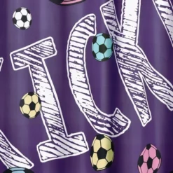 72"x72" Girls Soccer Kick Single Shower Curtain - Lush Décor -Decor Haven Shop GUEST d0aa7fd8 4e92 442b a890 1ca904f48d3d