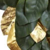 22" Artificial Magnolia Leaf Wreath Gold - Nearly Natural -Decor Haven Shop GUEST d15147c9 5cad 4c41 b68a 86c6c94aea79