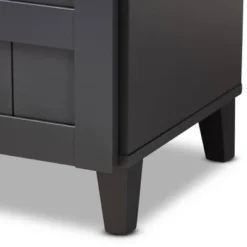 Shelf Wood Shoe Storage Cabinet With Drawer Glidden Finished Black - Baxton Studio -Decor Haven Shop GUEST d2c1fb8a 166e 42fd ae13 b293368a1e4f