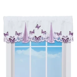 Collections Etc Elegant Butterfly Emb. Valance -Decor Haven Shop GUEST d36e8f15 a2ea 4351 a6c7 4f89c6f63e8a