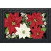 Briarwood Lane Festive Poinsettias Christmas Doormat Floral Holiday Indoor Outdoor 30" X 18" -Decor Haven Shop GUEST d47c0798 3c6b 441d 86fb 56116781273d