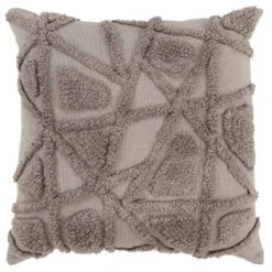 20"x20" Oversize Geometric Fur Square Throw Pillow Cover - Rizzy Home -Decor Haven Shop GUEST d602a00d 1c14 4c1b a2f2 263ccabc7649