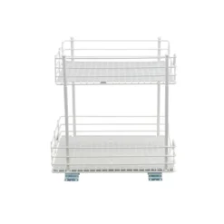 Household Essentials 15" 2-Tier Pantry Organizer White -Decor Haven Shop GUEST d622e50b ab6c 425b 81fc 5909a5b37618