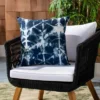 Indoor/Outdoor Maven Pillow - Navy/White - 18" X 18" - Safavieh -Decor Haven Shop GUEST d72ed3a6 cdf7 4c3d 908a 25ed38ece98c