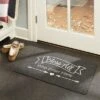 J&V TEXTILES "Bless All" Outdoor Rubber Doormat 18" X 30" -Decor Haven Shop GUEST d7b55797 21b2 4c3d 9a60 bd12db91990b