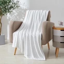 Kate Aurora Ultra Plush Contemporary Geometric Hypoellergenic Accent Throw Blanket - 50 In. W X 60 In. L -Decor Haven Shop GUEST d7eb4a49 44e3 472e bd21 6d0c04a4d656