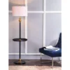 61" Metal Evans End Table Floor Lamp (Includes LED Light Bulb) Black - JONATHAN Y -Decor Haven Shop GUEST d7f01ad1 71b4 4cd8 b60d ff336acc942b