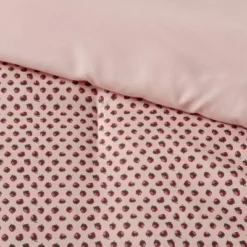 Strawberry Print Reversible Microfiber Comforter & Sheet Set Light Pink - Room Essentials™ -Decor Haven Shop GUEST d7f522a7 3359 48e7 9f0b b954a45a3de0