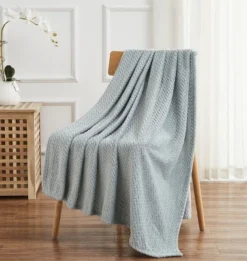 Kate Aurora Ultra Soft & Plush Herringbone Fleece Throw Blanket Covers -Decor Haven Shop GUEST d88d4669 cc6a 4b49 b3f0 4cf757edc921