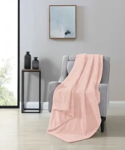 Kate Aurora Ultra Soft & Plush Herringbone Fleece Throw Blanket Covers -Decor Haven Shop GUEST d97c64f7 eb66 4019 8ddf 19b0e5f3ddcb