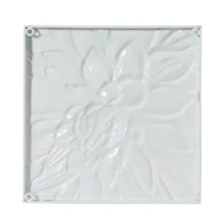 Metal Floral Wall Decor With Embossed Designs Set Of 3 Gray - Olivia & May -Decor Haven Shop GUEST d9d88b39 6b70 4955 a5a2 600a4d573329