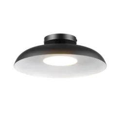 1-Light LED Integrated Matte Black Flush Mount Ceiling Light - Globe Electric -Decor Haven Shop GUEST da97c2cd 8e47 4722 95ae 08120ae15e51