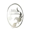 Northlight 17" Silver Flying Witch Happy Halloween Wall Sign -Decor Haven Shop GUEST dab3afce cea9 4898 a090 780c93787d48