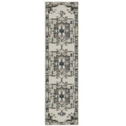 Trinity Distressed Traditional Patio Area Rug Beige/Gray - Captiv8e Designs -Decor Haven Shop GUEST db12efd1 bb00 4b71 9905 a6b8d3ce0710