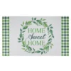 Northlight Home Sweet Home Gingham Doormat 18" X 30" -Decor Haven Shop GUEST dbe7a0ff c7c4 4561 bbb6 64413d31ccd2