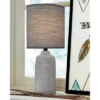 Donnford Ceramic Table Lamp Gray - Signature Design By Ashley -Decor Haven Shop GUEST dbed4e4c 2895 4001 9617 243daad4b614