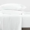 Queen Garment Washed Microfiber Solid Sheet Set White - Room Essentials™ -Decor Haven Shop GUEST dc5253bd 4879 44a3 aaa8 395da0735a0e 1