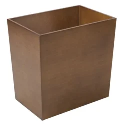 MDesign Trash Can Wastebasket, Garbage Container Bin - Bamboo Veneer -Decor Haven Shop GUEST dcd3b5fd 3985 49e1 a2be 8959e1dbc57e