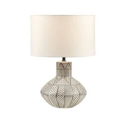 Bayard Ceramic (Includes LED Light Bulb) Table Lamp Gray - 510 Design -Decor Haven Shop GUEST dd60d8ed 6b29 4f24 9fc5 d01994b12fd2