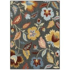 Garden Floral Accent Rug Gray - Maples -Decor Haven Shop GUEST df26e49b 3397 4bb9 b2f1 4bb77b5bb270