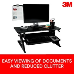 3M Swing Arm Copyholder Adhesive Monitor Mount Plastic 30 Sheet Capacity Black DH240MB -Decor Haven Shop GUEST df334e34 e8b4 4c90 a127 5649370df78f