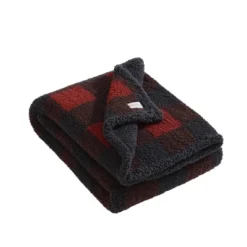 50"x60" Cabin Plaid Reversible Throw Blanket - Eddie Bauer -Decor Haven Shop GUEST df60e3e5 f613 4f69 a17b f2832e7a9b09