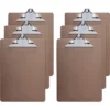 Business Source Clipboards Hardboard Metal Clip 9"x12-1/2" 6/BD Brown 65637BD -Decor Haven Shop GUEST dfc5faa4 86e9 4d23 880c bc2bf285caac