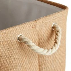 Juvale Pet Toy Storage Basket With Handles, Foldable Jute Bin (15 X 12 X 14 Inches) -Decor Haven Shop GUEST e372aa46 4de1 4f3f b50f cfd1c845f3c1