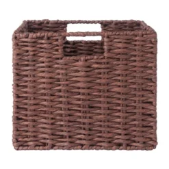 3pc Tessa Woven Rope 3 Small Basket Set Walnut - Winsome -Decor Haven Shop GUEST e3b14326 9e1b 4e12 a7fd 1d4d32cc43a1