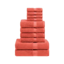 Premium Cotton 800 GSM Heavyweight Plush Luxury 10 Piece Bathroom Towel Set By Blue Nile Mills -Decor Haven Shop GUEST e3f02a9e 82eb 4423 ac79 4de53daada0a