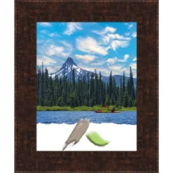 Amanti Art William Mottled Bronze Narrow Picture Frame -Decor Haven Shop GUEST e4a1d954 1da1 4173 8438 e577a6a04cca