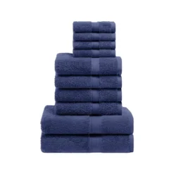 Premium Cotton 800 GSM Heavyweight Plush Luxury 10 Piece Bathroom Towel Set By Blue Nile Mills -Decor Haven Shop GUEST e58dc883 520a 4199 9d0d 59c04c09b2b3