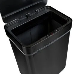 Honey-Can-Do 50L Stainless Steel Sensor Trash Can Black -Decor Haven Shop GUEST e60a7824 0b6a 4f0a b154 7660da985b69