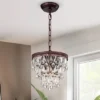 9.84" X 9.84" X 49.62" 3-Light Eresu Chandelier Brown - Warehouse Of Tiffany -Decor Haven Shop GUEST e6d1491d f683 4232 a2c6 40d9202964b3