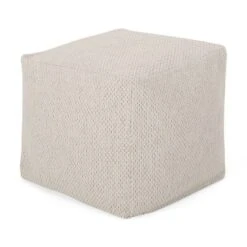 Camrose Contemporary Fabric Pouf - Christopher Knight Home -Decor Haven Shop GUEST e79d493c ae49 4c10 8717 05dd80c024bb