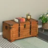 Vintiquewise Rustic Large Wooden Storage Trunk With Lockable Latch -Decor Haven Shop GUEST e86f1cc9 aa35 480e 9cf4 a285637aaa1a