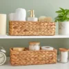 Farmlyn Creek 2 Pack Decorative Water Hyacinth Storage Baskets With 3 Compartments For Bathroom, Laundry Room, Nursery -Decor Haven Shop GUEST ea60ffeb 23e2 4866 a548 837389543bb3